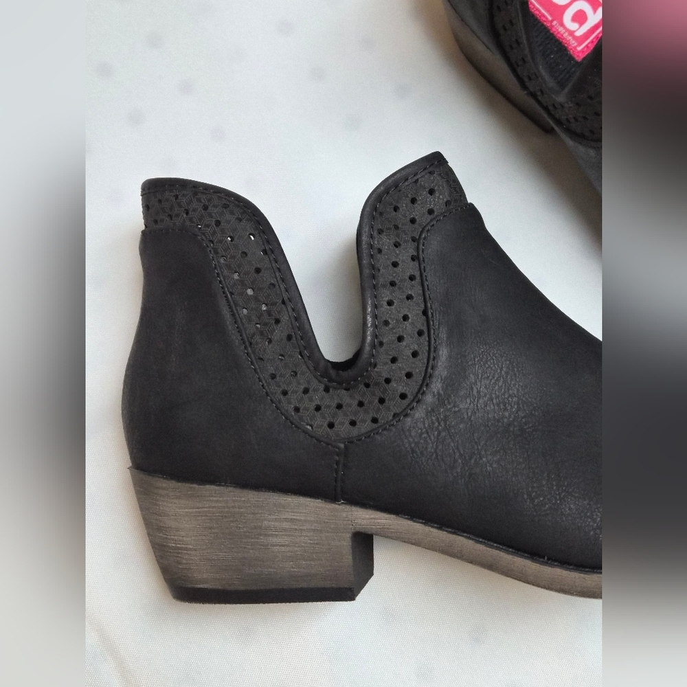 POP Women's Black Ankle Boots SZ 11 - Picture 6 of 9